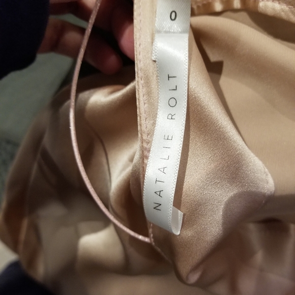 NWOT! Natalie Rolt 100% Silk mini dress - Picture 8 of 8